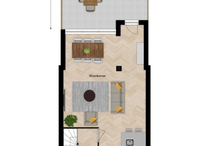 Plattegrond – Portugalstraat 4, Alphen Aan Den Rijn