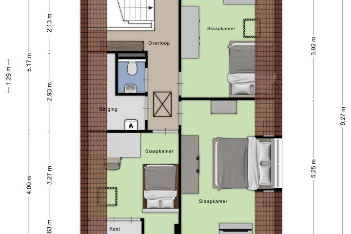 Plattegrond – Postbaan 25, Rucphen