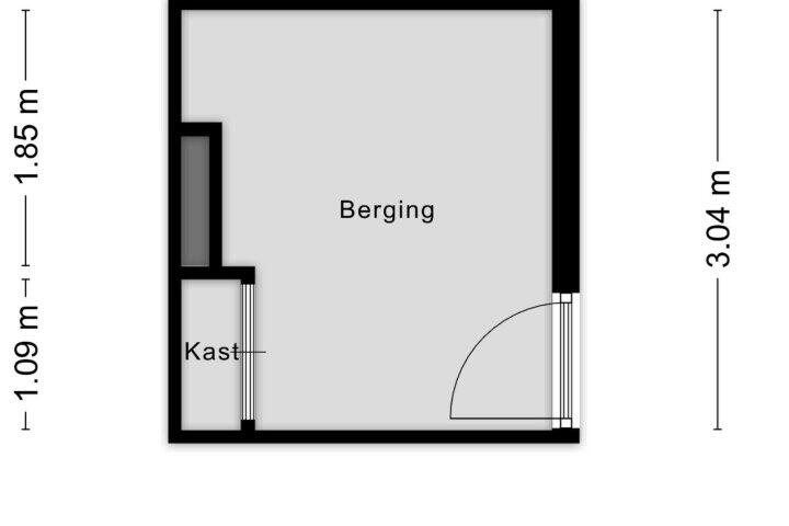 Plattegrond – Poststraat 39, Arnhem
