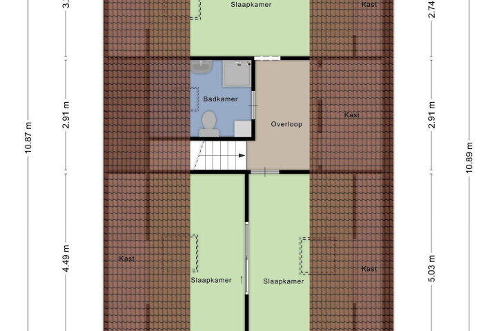 Plattegrond – Potdijk 8 D51, Markelo