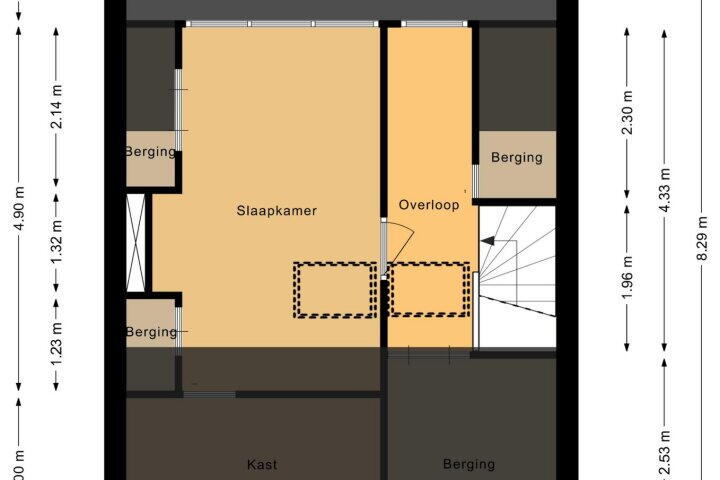 Plattegrond – Potgieterstraat 17, Heerhugowaard