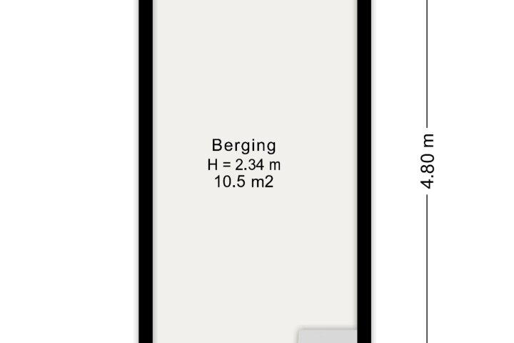 Plattegrond – Potgieterstraat 2, Steenwijk