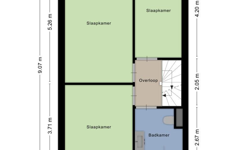 Plattegrond – Pottenbakker 34, Beuningen Gld