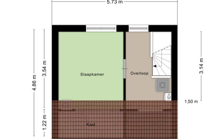 Plattegrond – Pottenbakker 34, Beuningen Gld