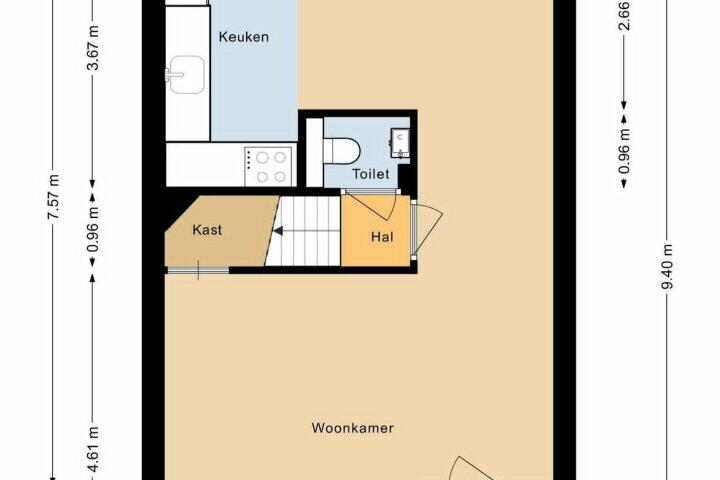 Plattegrond – Potvis 25, Heerhugowaard