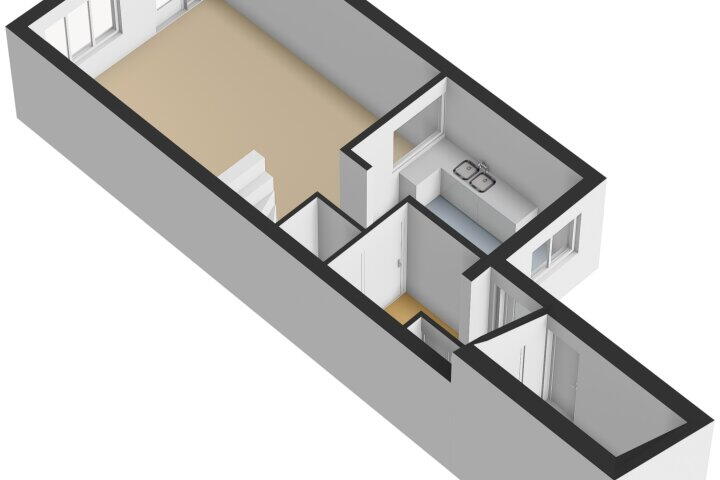 Plattegrond – Prattenburg 3, Vlissingen