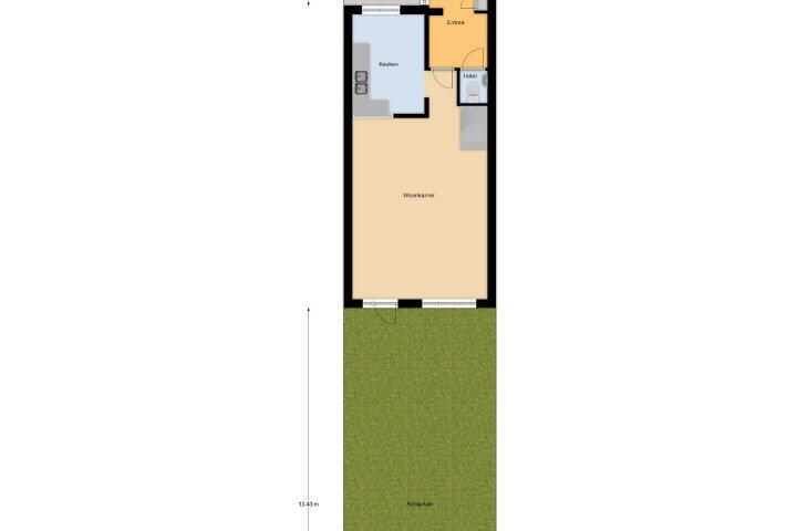 Plattegrond – Prattenburg 3, Vlissingen