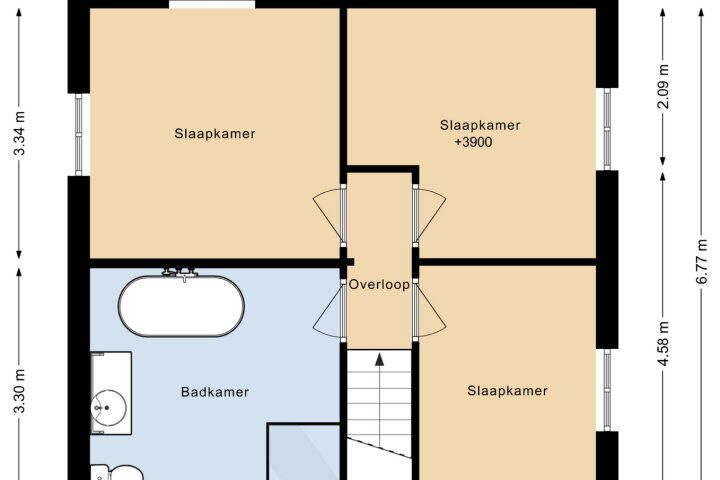 Plattegrond – Prickart 18 A, Bocholtz