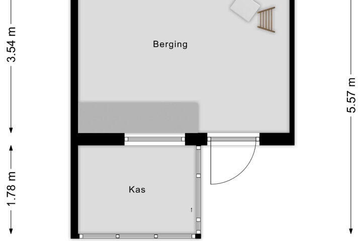 Plattegrond – Prins Bernhardstraat 1, Nispen