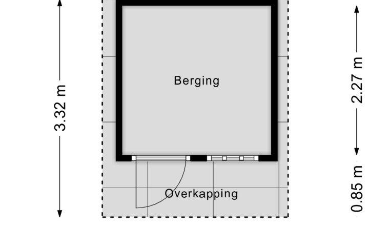 Plattegrond – Prins Bernhardstraat 1, Nispen