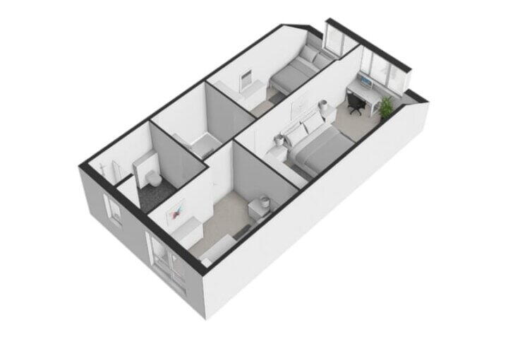 Plattegrond – Prins Clausdreef 33, Langbroek