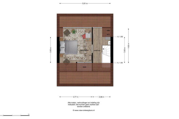 Plattegrond – Prinsendam 1, Oosterhout