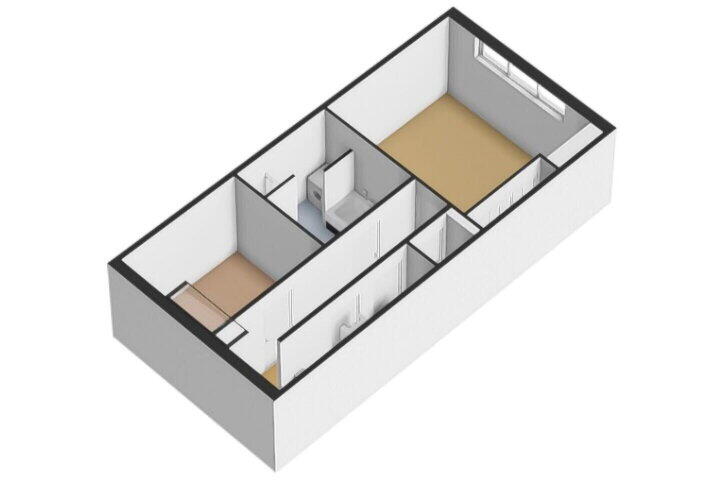 Plattegrond – Prinsengracht 800 C, Amsterdam