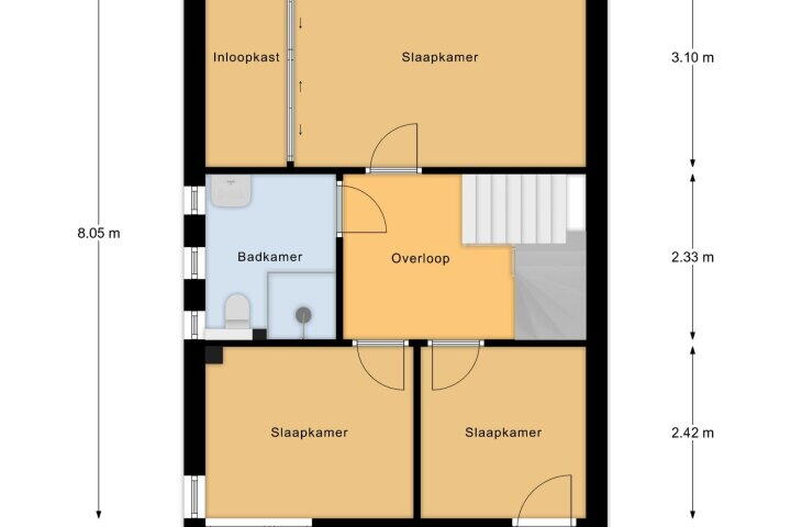 Plattegrond – Prinsenhof 1, Zundert