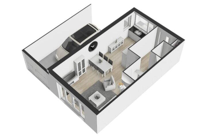 Plattegrond – Prinses Amaliahof 12, Leersum
