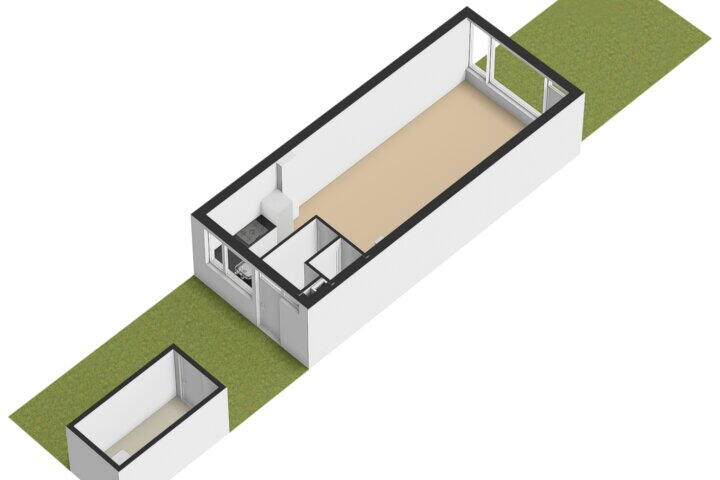Plattegrond – Prinses Irenestraat 44, Moordrecht