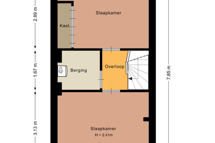 Plattegrond – Prinses Irenestraat 44, Moordrecht