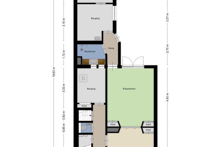 Plattegrond – Prinses Julianapark 12, Sneek