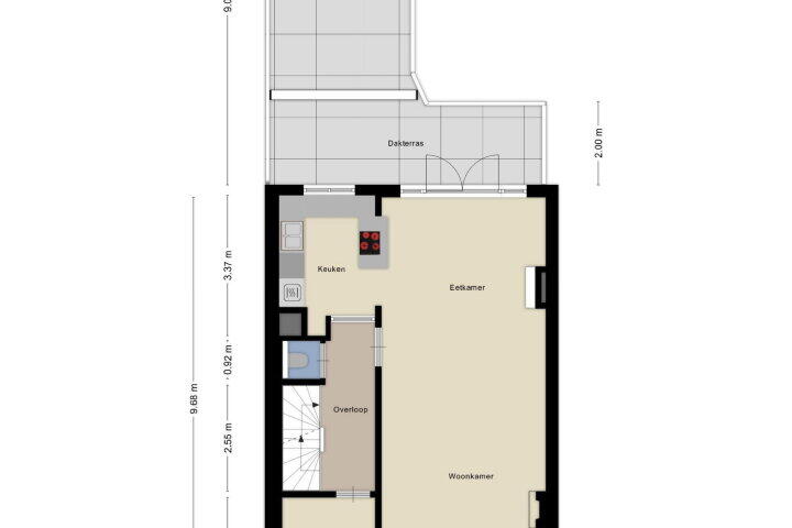 Plattegrond – Prinses Julianapark 12, Sneek