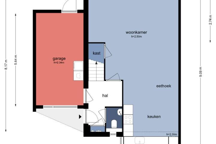 Plattegrond – Prinses Margrietstraat 4, Silvolde