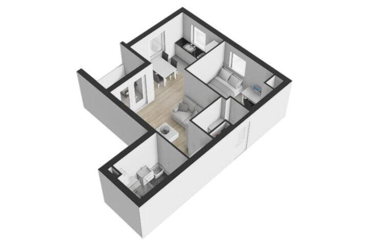 Plattegrond – Prinses Margrietstraat 2 N, Woudenberg