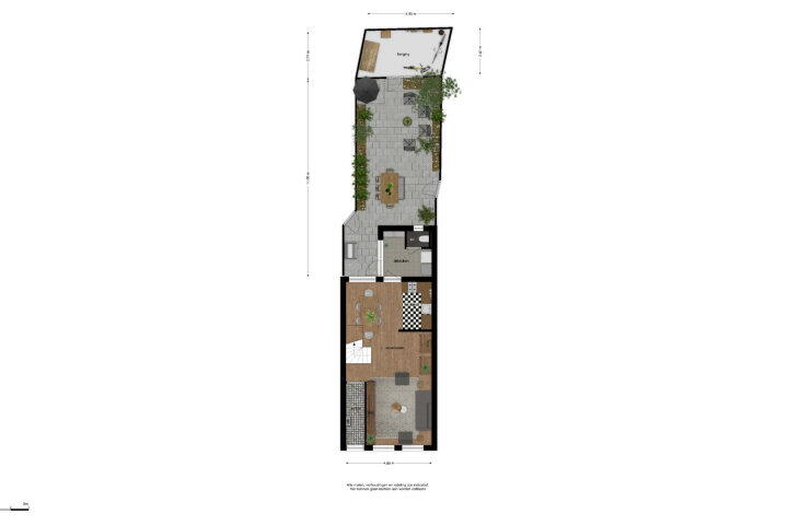 Plattegrond – Prins Hendrikstraat 106, Breda