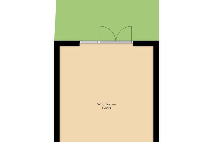 Plattegrond – Prins Hendrikstraat 26, Sliedrecht