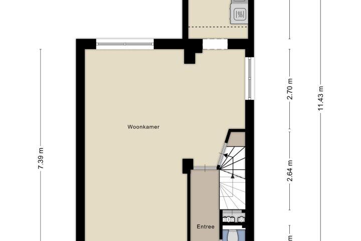 Plattegrond – Prins Hendrikstraat 48, Hoensbroek