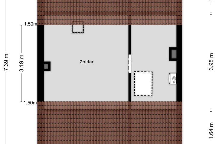 Plattegrond – Prins Hendrikstraat 48, Hoensbroek