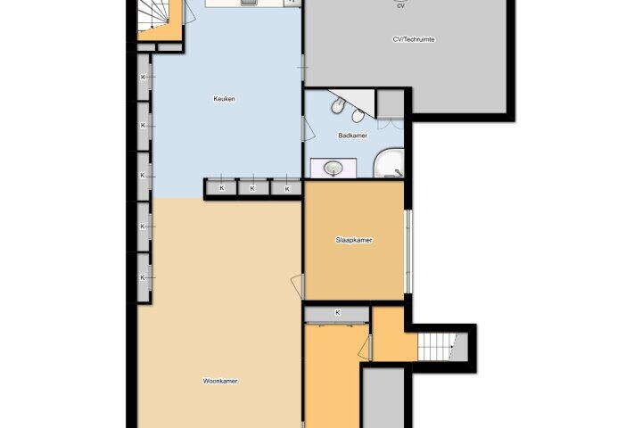 Plattegrond – Prins Johan Frisolaan 10, Badhoevedorp