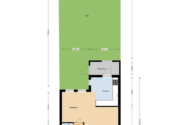 Plattegrond – Prins Mauritssingel 6, Nieuwerkerk aan den Ijssel