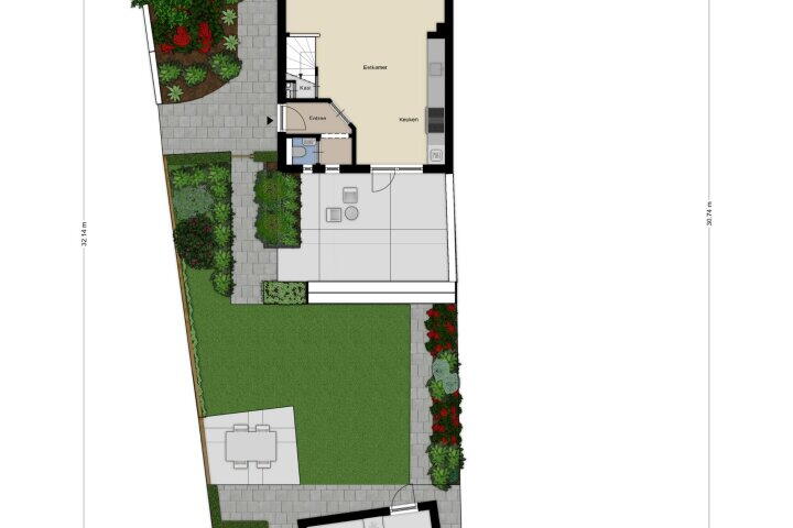 Plattegrond – Professor Schrijnenstraat 1, Nijmegen