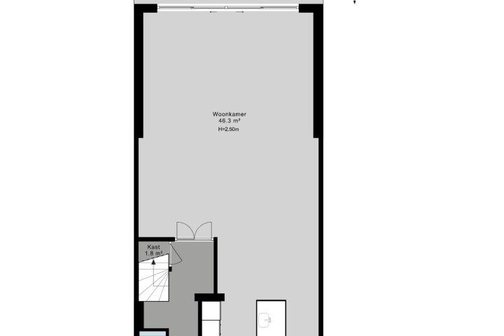 Plattegrond – Prof. Lorentzlaan 11, Amstelveen