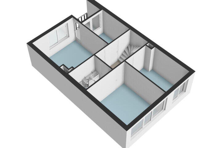 Plattegrond – Prof. Lorentzlaan 54, Amstelveen