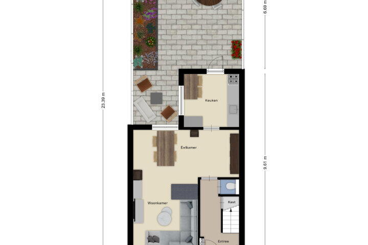 Plan – Prunuslaan 12, Roosendaal