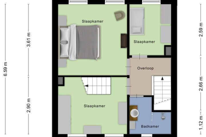 Plan – Prunuslaan 12, Roosendaal