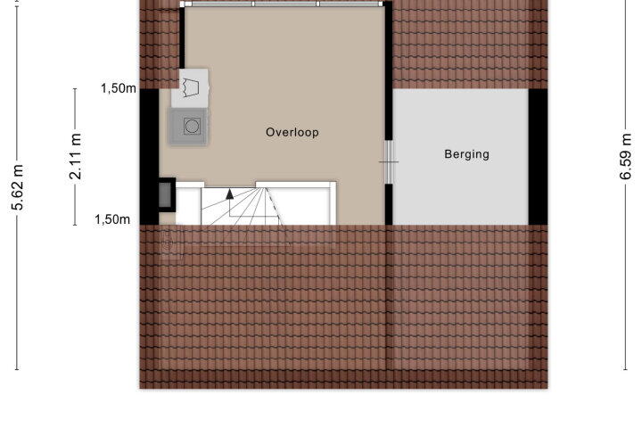 Plan – Prunuslaan 12, Roosendaal