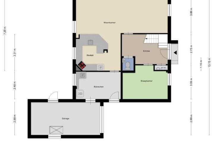 Plattegrond – Punter 10 7, Lelystad