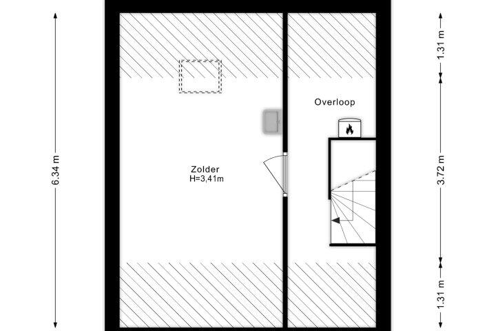 Plattegrond – Purmer 118, Lelystad