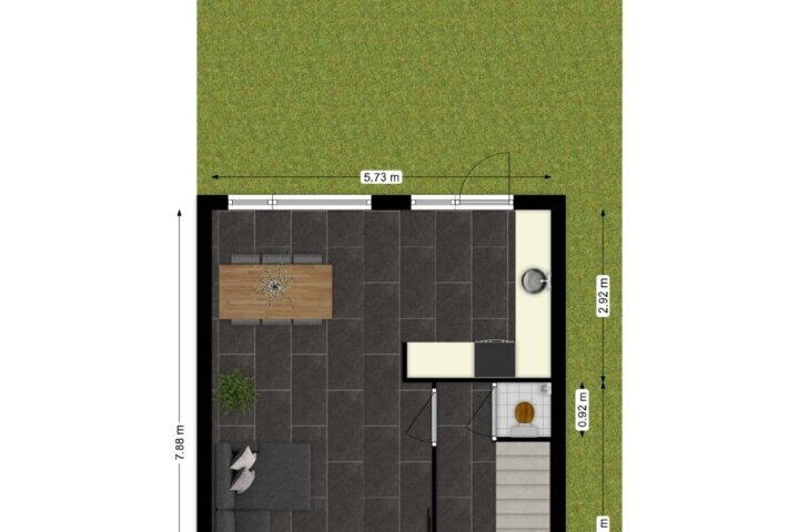 Plattegrond – Putstraat 2, Streefkerk