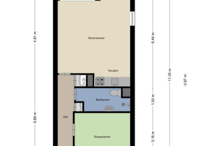 Plattegrond – Putstraat 20 A, Eygelshoven