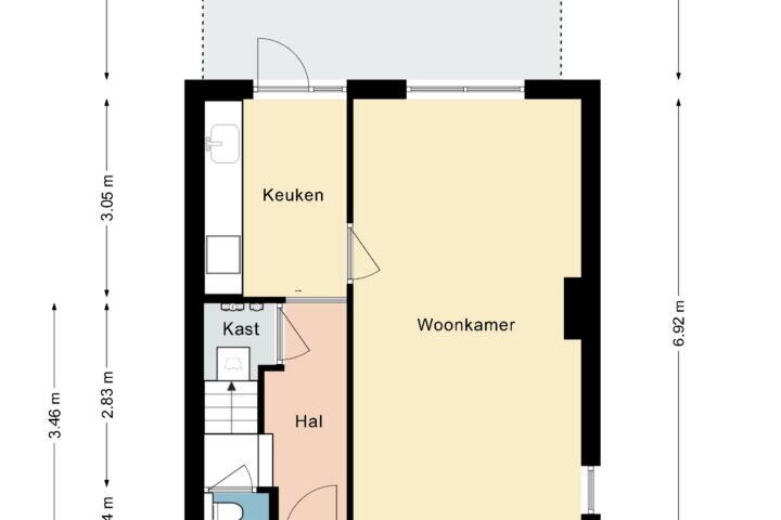 Plattegrond – Putstraat 46, Landgraaf