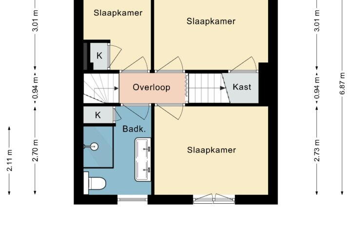 Plattegrond – Putstraat 46, Landgraaf