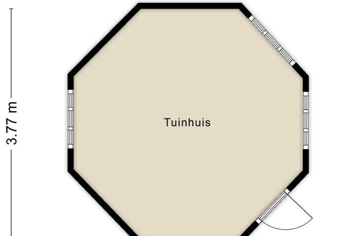Plattegrond – Putterstraat 10, Wijchen