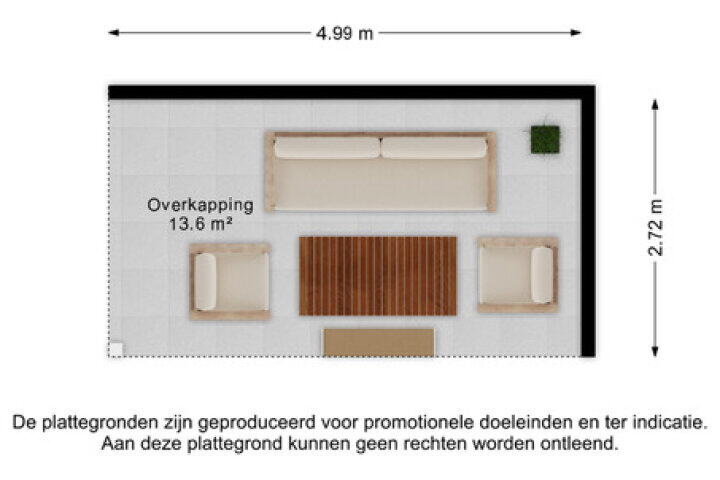 Plattegrond – Quarleshavenstraat 19, Nieuw- en sint Joosland