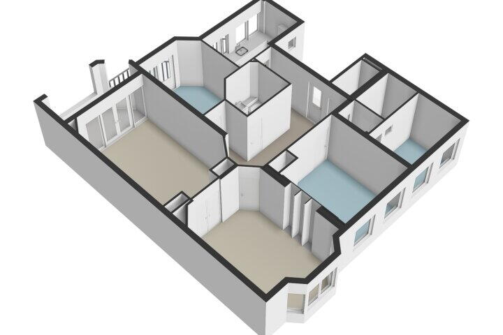 Plattegrond – Quinten Massijsstraat 2 3, Amsterdam