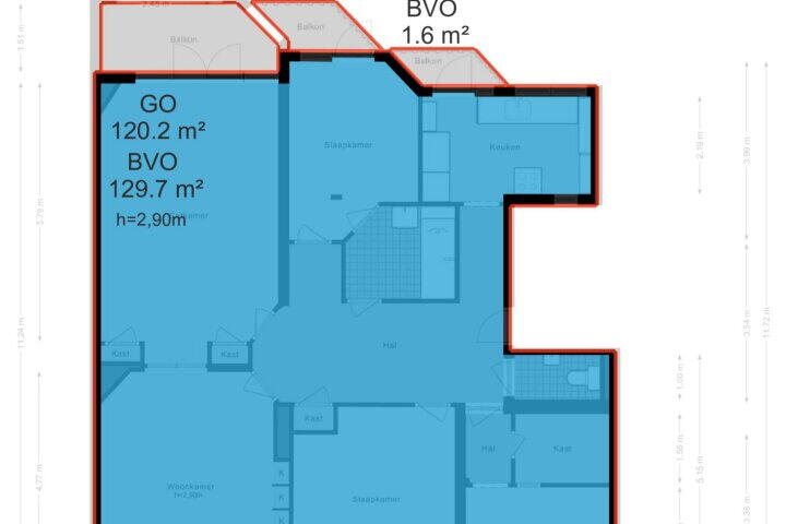 Plattegrond – Quinten Massijsstraat 2 3, Amsterdam