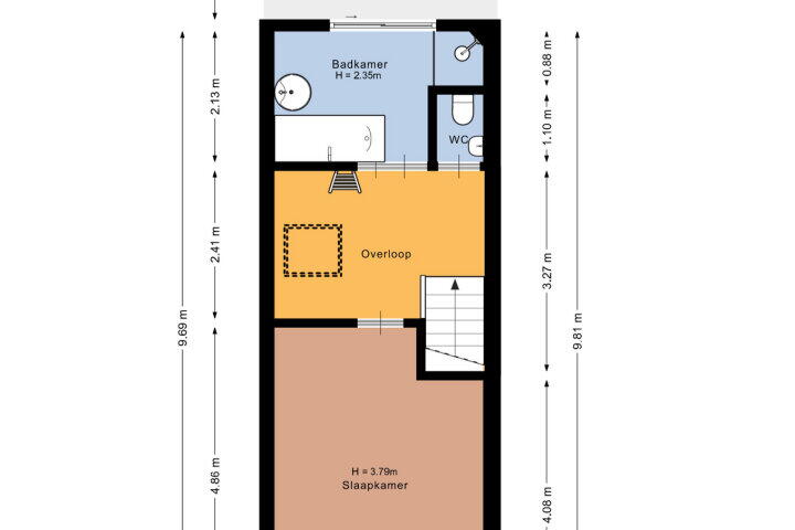 Plattegrond – Raam 57, Gouda