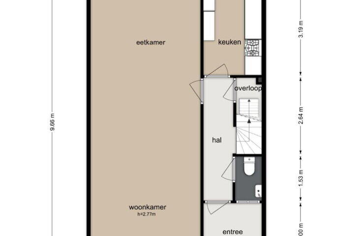 Plattegrond – Randwijcklaan 39, Amstelveen