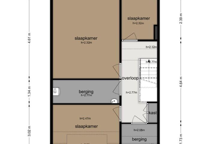 Plattegrond – Randwijcklaan 39, Amstelveen